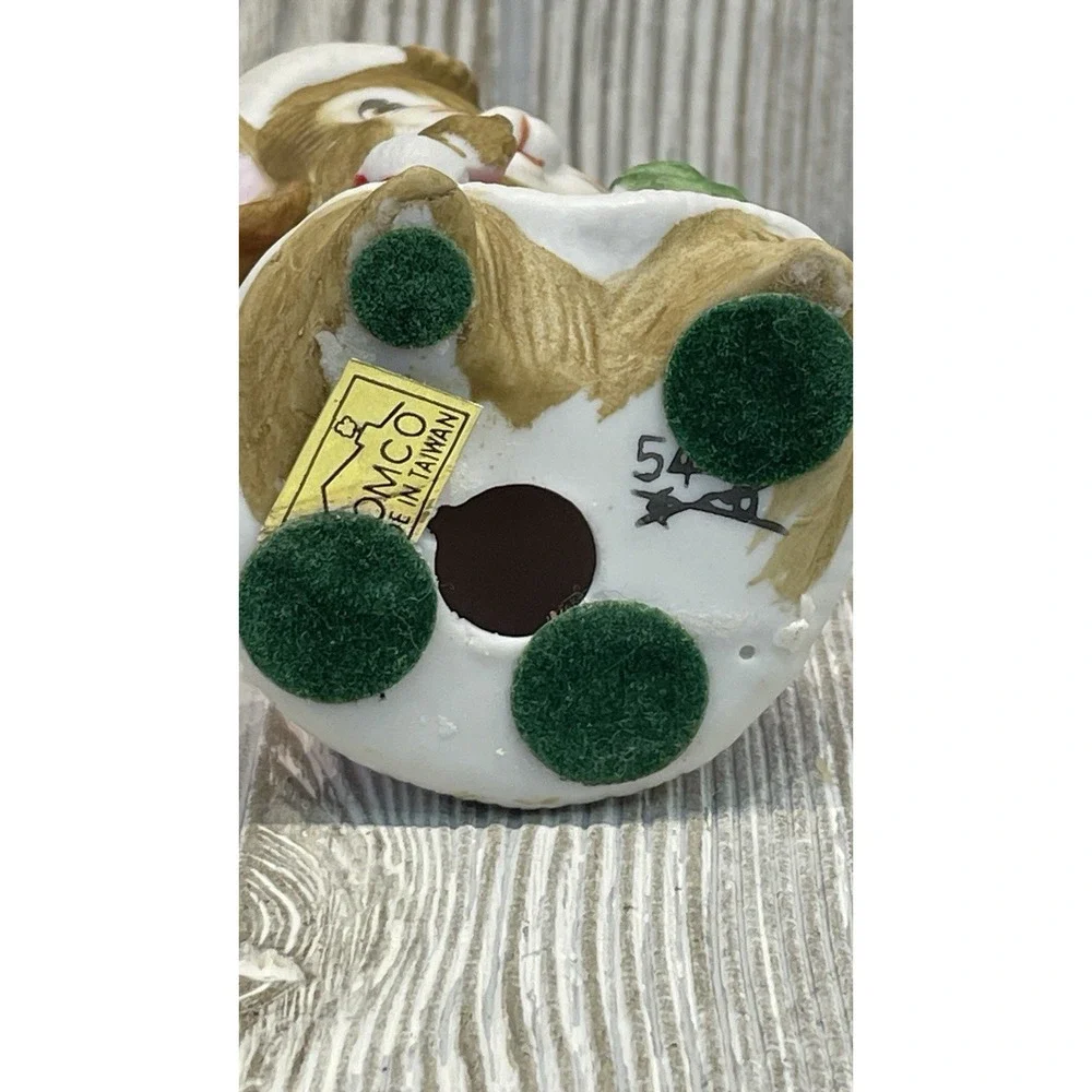 Vintage #5405 Homco Christmas Mice Figurines Ceramic Holiday Decor